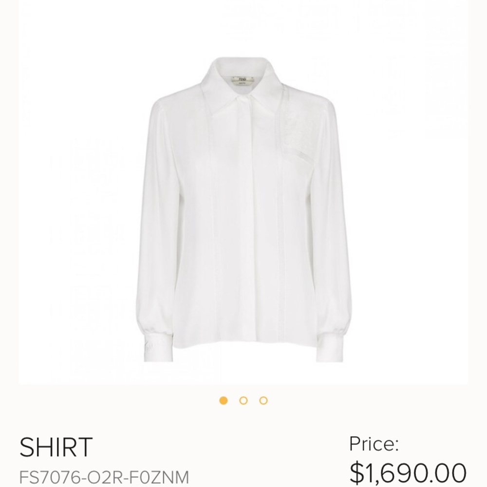 Elegant fendi blouse. {open to offers}